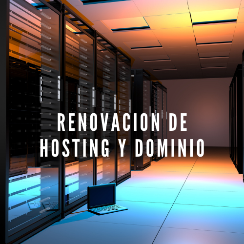 Renovacion de hosting y dominio